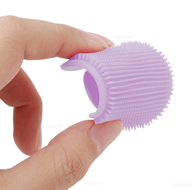 1PC Silicone Cleaning Brush Facial Brushes Baby Bath Massage Pad Face Skin Cleaner Pore Deep Cleansing Brushes Shower Scrub Tool